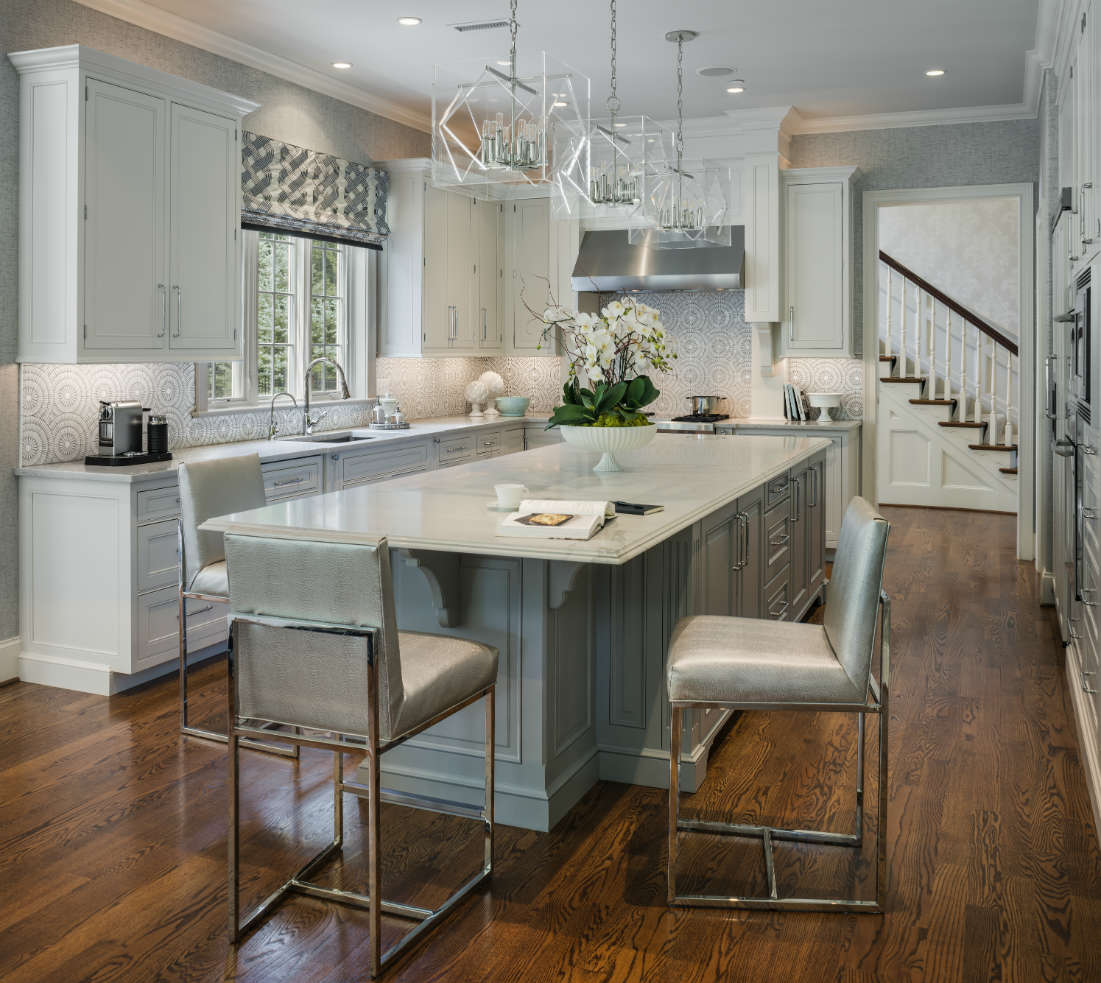 gray-white-mdoern-kitchen-island