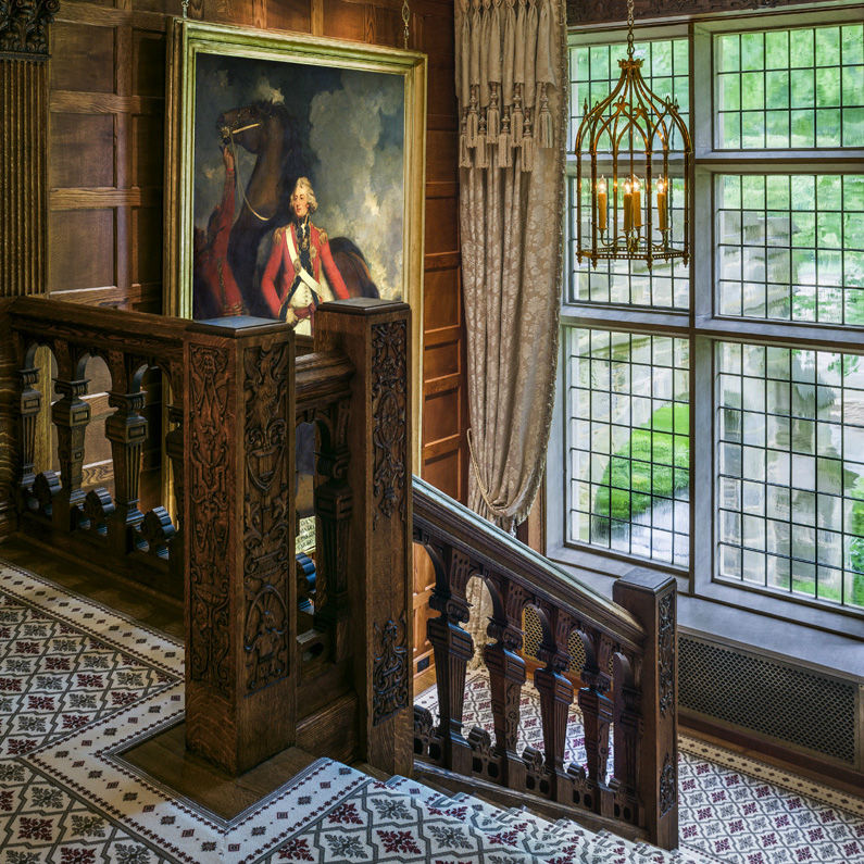 Main Line Pa Architecture Tudor Stairwell