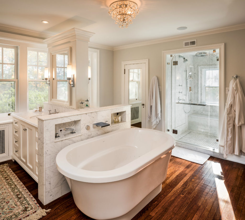 Villanova Residence Meadowbank Interior Design Master Bathroom Tub Renovation